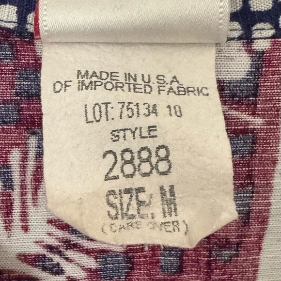 VINTAGE! Red, blue and white button down
G.W. Division of Gaff - Picture 4 of 6